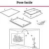 Tableau toile XXL en kit Foret De Bouleau 130 x 90 cm - Toile textile sans PVC