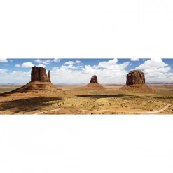 Tableau toile XXL en kit Monument Valley 130 x 40 cm - Toile textile sans PVC