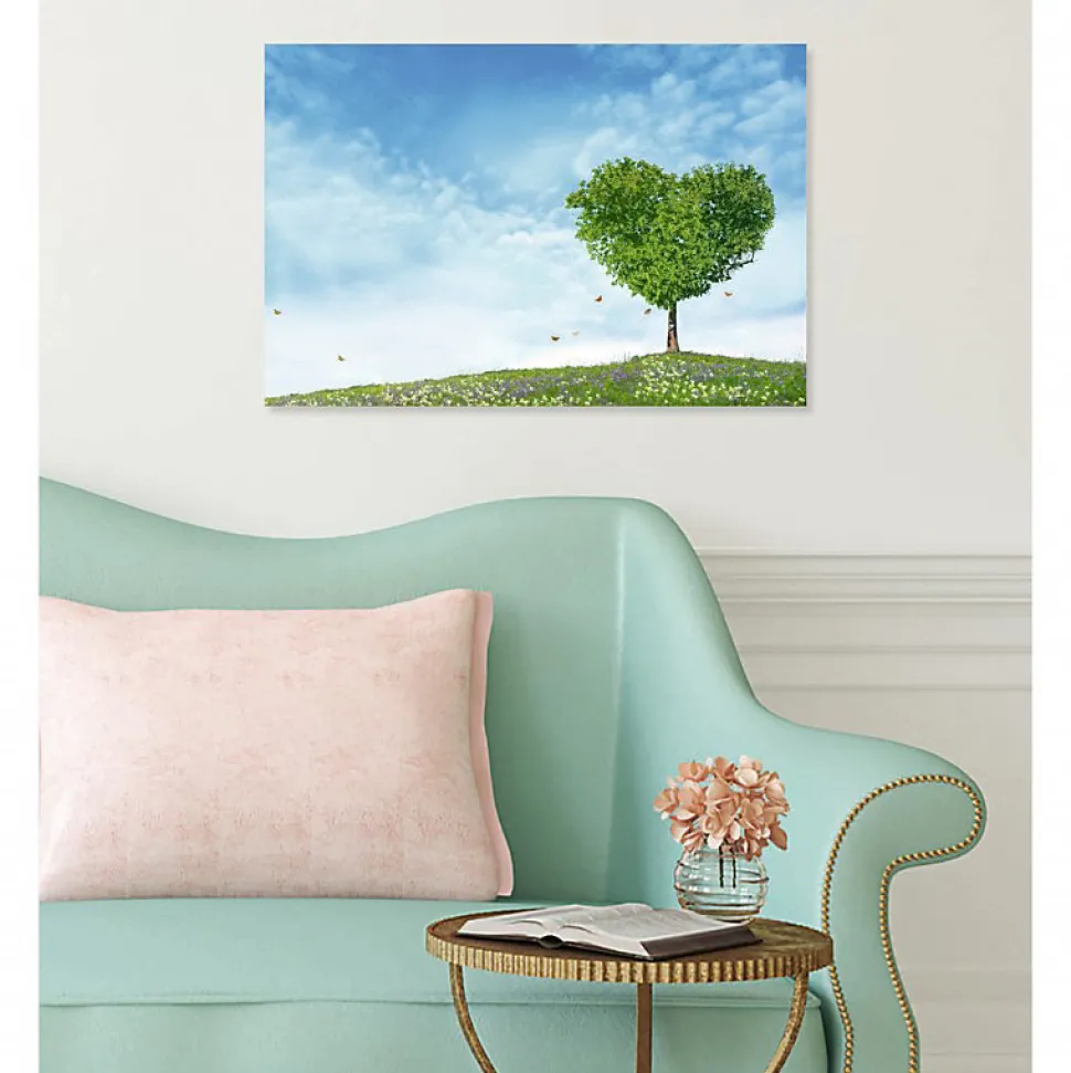 Tableau toile XXL en kit Mon Arbre Coeur 60 x 40 cm - Toile textile sans PVC