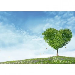 Tableau toile XXL en kit Mon Arbre Coeur 60 x 40 cm - Toile textile sans PVC