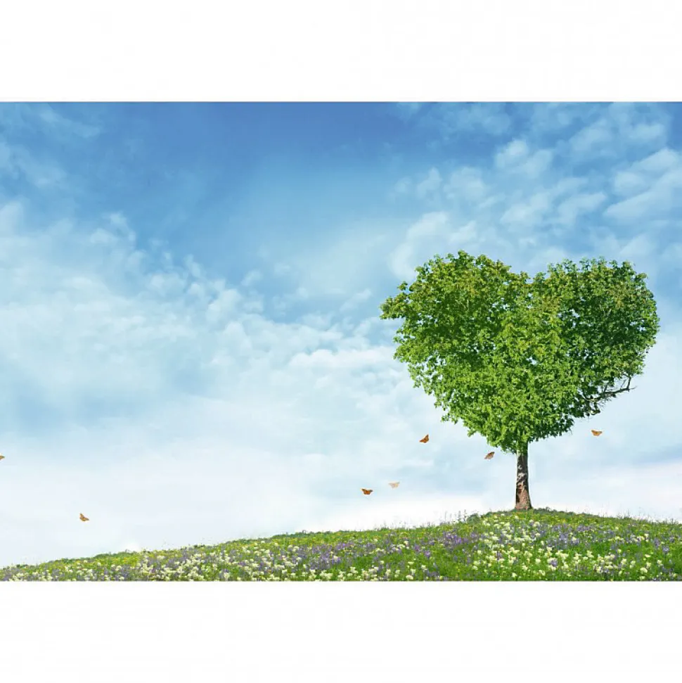 Tableau toile XXL en kit Mon Arbre Coeur 60 x 40 cm - Toile textile sans PVC