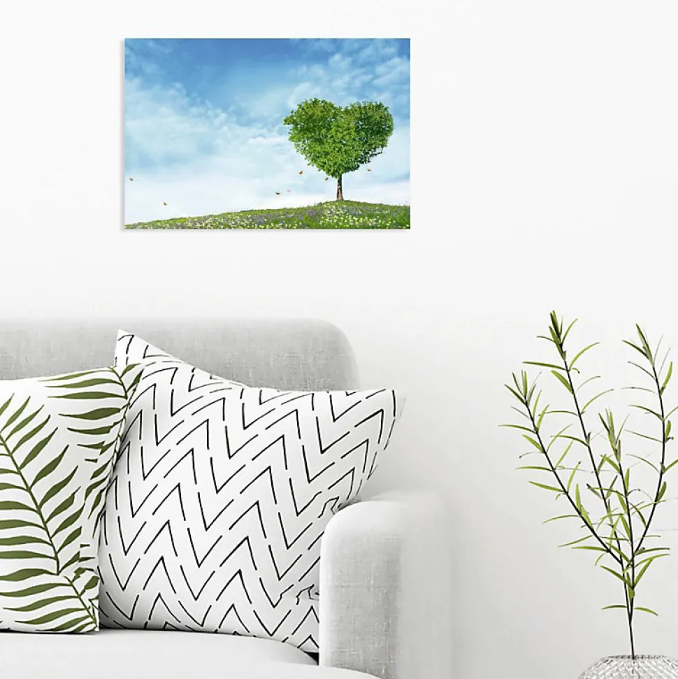 Tableau toile XXL en kit Mon Arbre Coeur 60 x 40 cm - Toile textile sans PVC