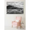 Tableau toile XXL en kit Vers La Frontiere 180 x 130 cm - Toile textile sans PVC
