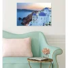 Tableau verre acrylique Santorin 60 x 40 cm - Décoration murale photo pour la maison