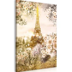 Tableau Villes Summer in Paris (1 Part) Vertical 60x90 cm
