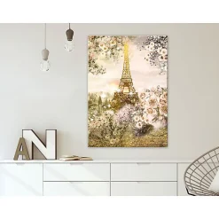 Tableau Villes Summer in Paris (1 Part) Vertical 60x90 cm