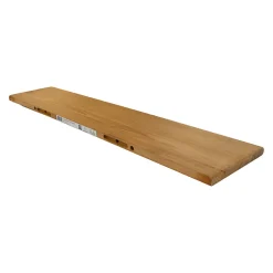 Tablette Bois Teck Huilé Rectangle - Etagère Murale - 18x180x900mm - Etagère de Bureau, Cuisine, Salle de bain, Salon