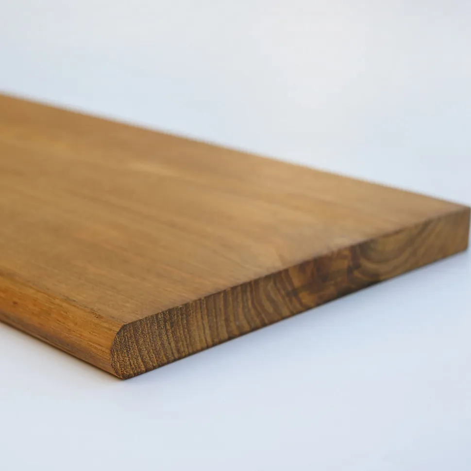 Tablette Bois Teck Huilé Rectangle - Etagère Murale - 18x180x900mm - Etagère de Bureau, Cuisine, Salle de bain, Salon