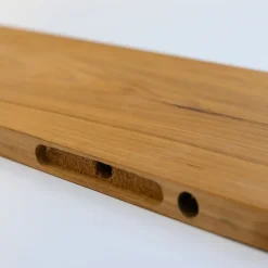 Tablette Bois Teck Huilé Rectangle - Etagère Murale - 18x180x600mm - Etagère de Bureau, Cuisine, Salle de bain, Salon