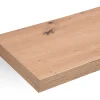 Tablette murale avec fixation invisible Elena effet chêne 80 cm