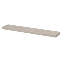 Tablette murale avec fixation invisible GoodHome Cusko effet chêne clair 118 cm