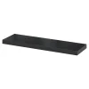 Tablette murale avec fixation invisible GoodHome Cusko noir 80 cm