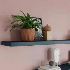 Tablette murale avec fixation invisible GoodHome Cusko bleu foncé 80 cm