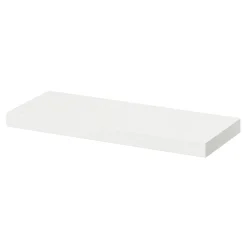 Tablette murale avec fixation invisible GoodHome Cusko blanc 60 cm