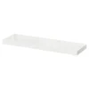 Tablette murale avec fixation invisible GoodHome Cusko blanc brillant 80 cm