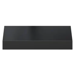 Tablette murale avec fixation invisible GoodHome Cusko noir 30 cm