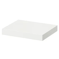 Tablette murale avec fixation invisible GoodHome Cusko blanc 30 cm