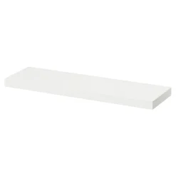 Tablette murale avec fixation invisible GoodHome Cusko blanc 80 cm