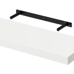 Tablette murale avec fixation invisible GoodHome Cusko blanc 80 cm