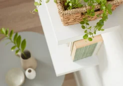 Tablette murale avec fixation invisible GoodHome Cusko blanc 80 cm