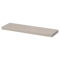 Tablette murale avec fixation invisible GoodHome Cusko effet chêne clair 80 cm