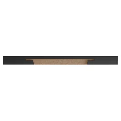 Tablette murale d'angle Form Rigga noir 25 cm