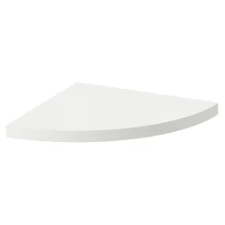 Tablette murale d'angle Form Rigga blanc 25 cm