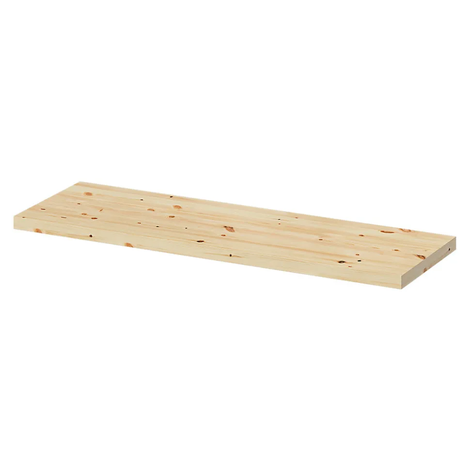 Tablette murale en pin GoodHome Rigga L. 60 cm