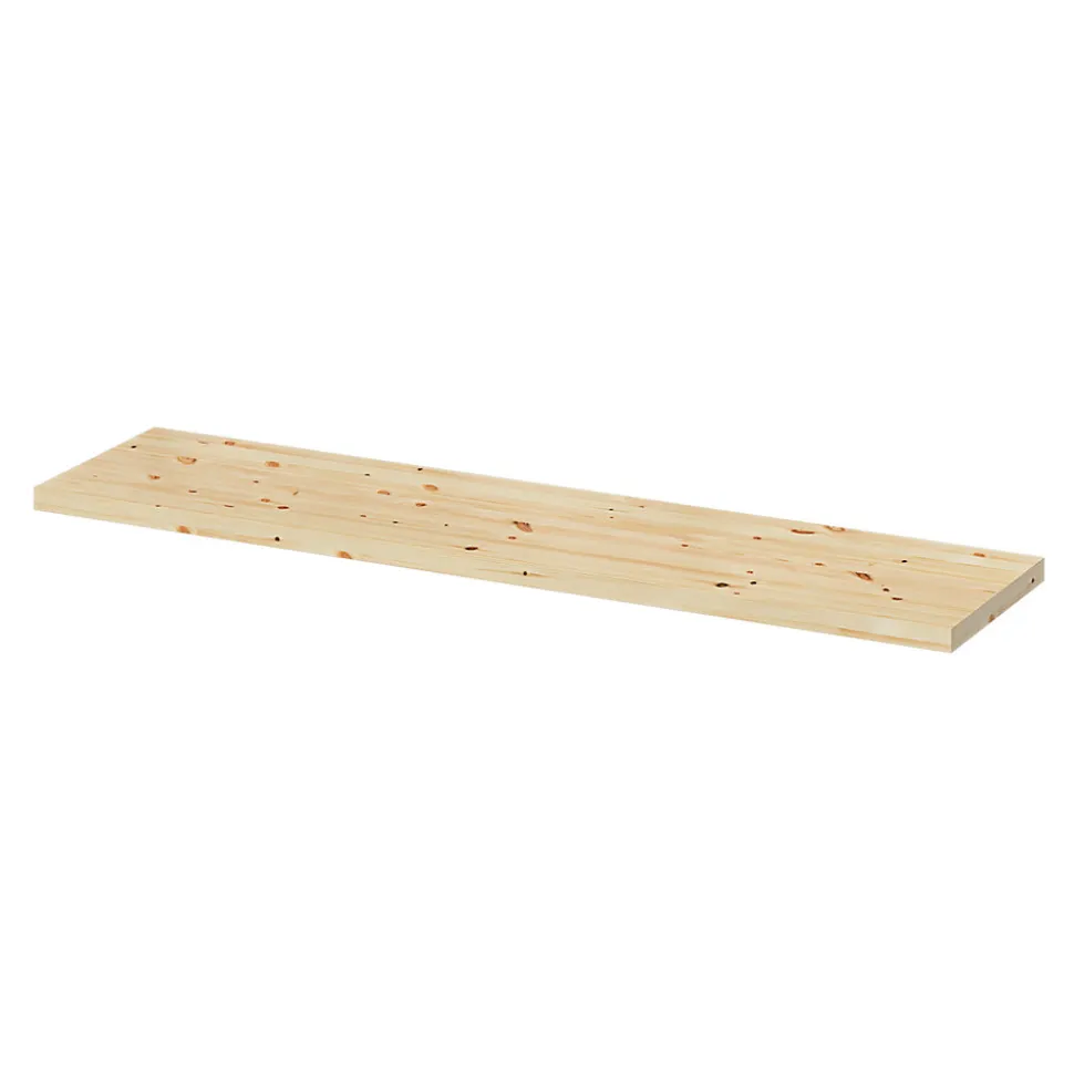 Tablette murale en pin massif GoodHome Rigga L. 80 cm
