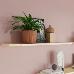 Tablette murale en pin massif GoodHome Rigga L. 80 cm