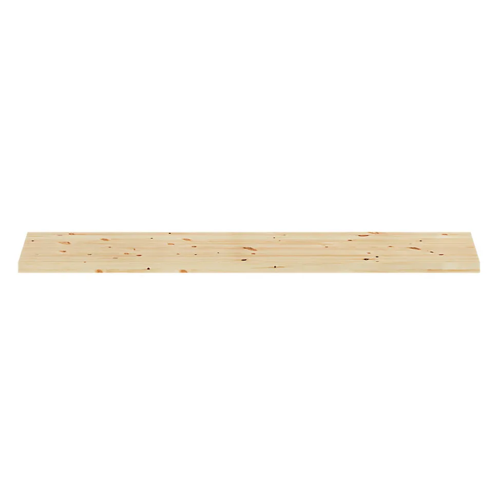 Tablette murale en pin massif GoodHome Rigga L. 80 cm