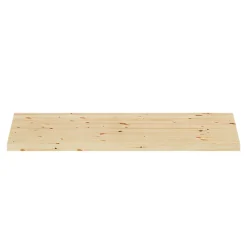 Tablette murale en pin massif GoodHome Rigga L. 60 x P. 29 cm