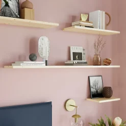 Tablette murale en pin massif GoodHome Rigga L. 118 cm