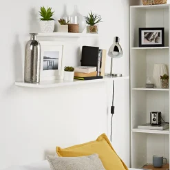 Tablette murale Form Rigga blanc 60 cm