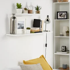 Tablette murale Form Rigga blanc 118 cm