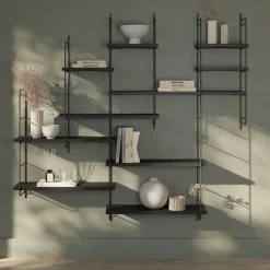 Tablette murale Form Rigga noir 118 cm