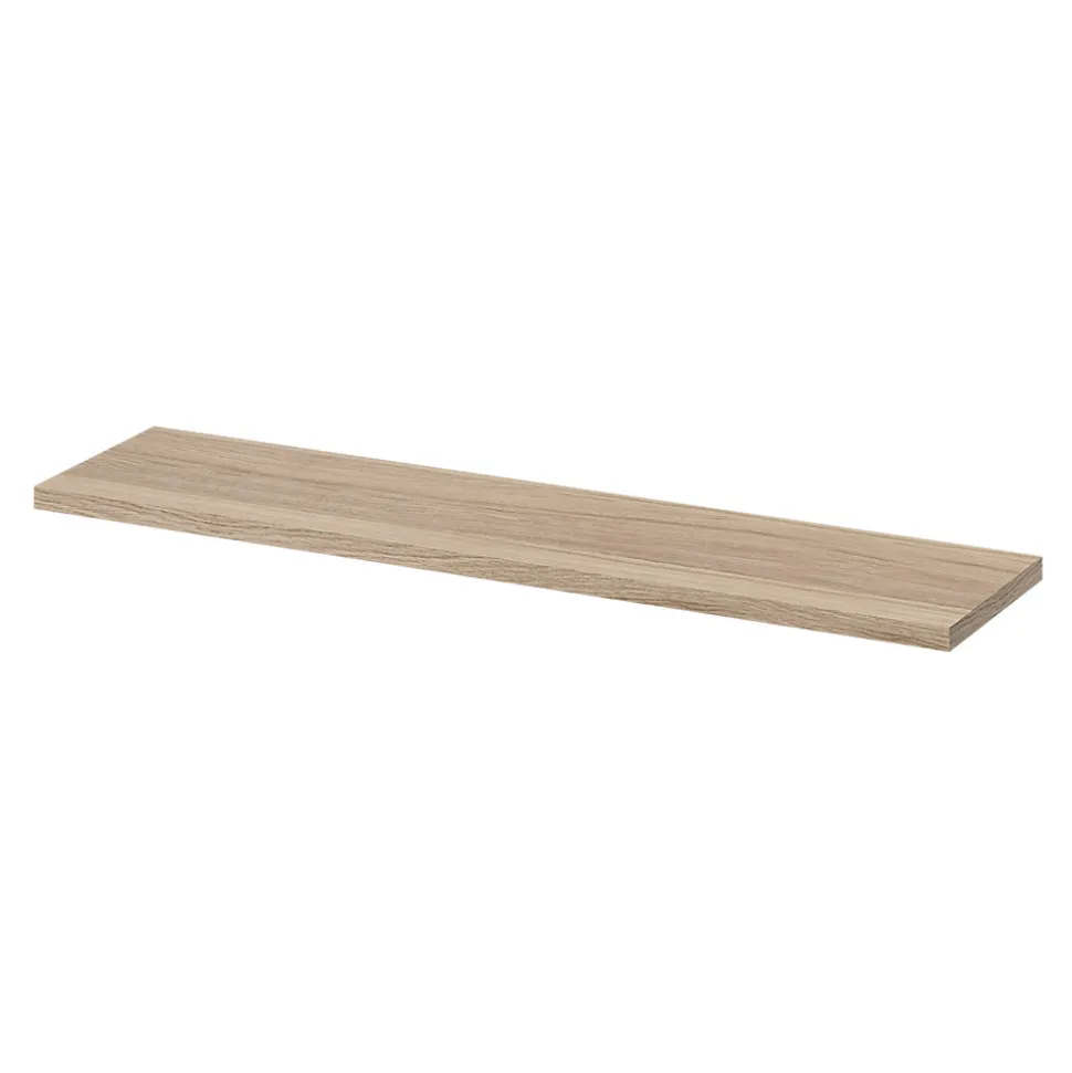 Tablette murale GoodHome Rigga effet chêne clair L. 80 cm