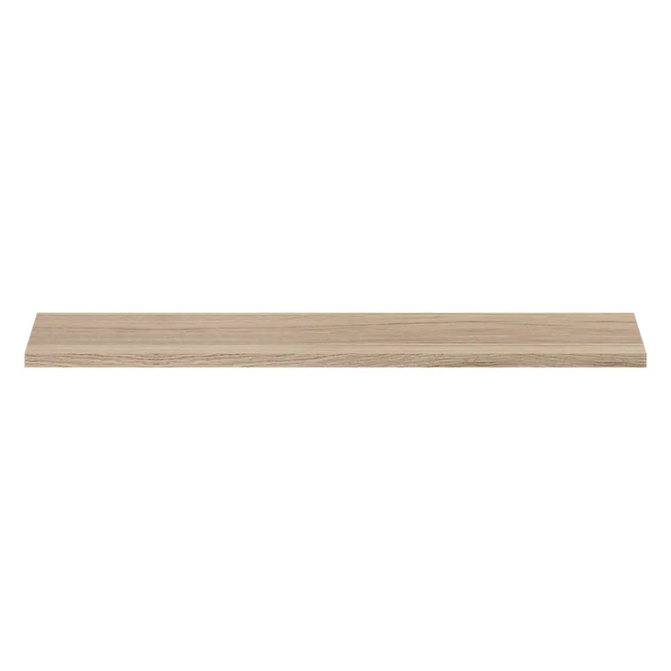 Tablette murale GoodHome Rigga effet chêne clair L. 80 cm