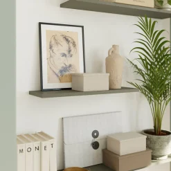 Tablette murale GoodHome Rigga vert L. 60 cm