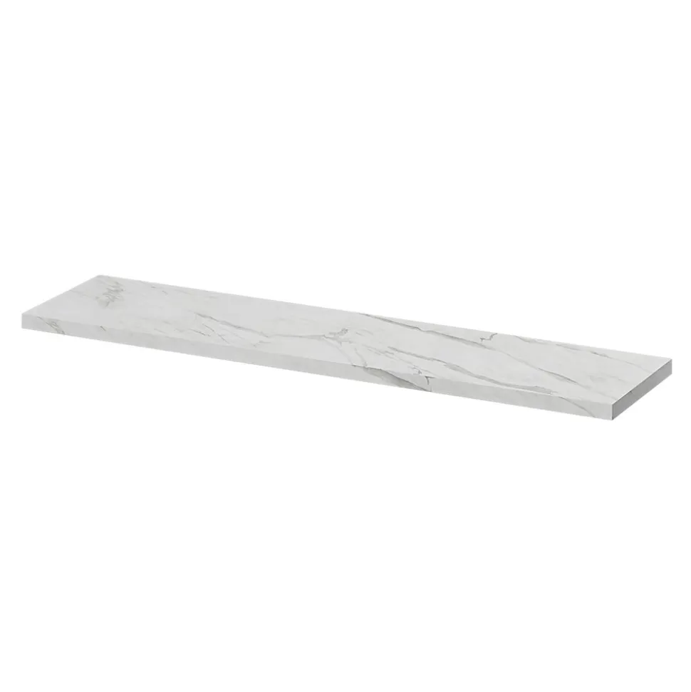 Tablette murale GoodHome Rigga effet marbre L. 80 cm