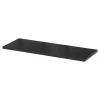 Tablette murale GoodHome Rigga noir L. 80 cm