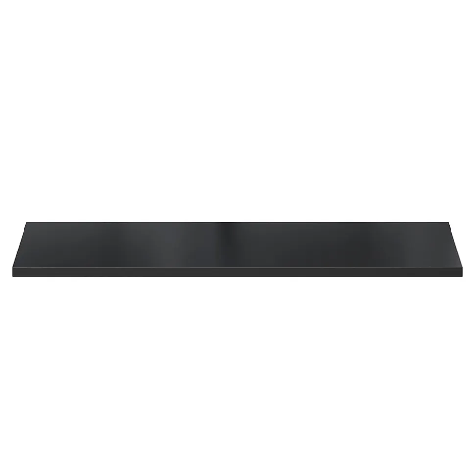 Tablette murale GoodHome Rigga noir L. 80 cm