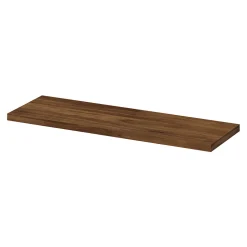 Tablette murale GoodHome Rigga effet noyer L. 60 cm