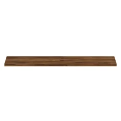 Tablette murale GoodHome Rigga effet noyer L 80 cm