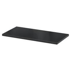 Tablette murale GoodHome Rigga noir L. 60 cm