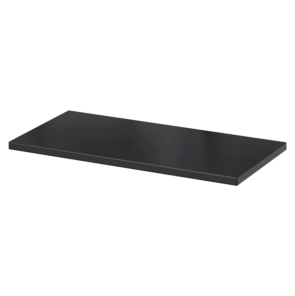 Tablette murale GoodHome Rigga noir L. 60 cm