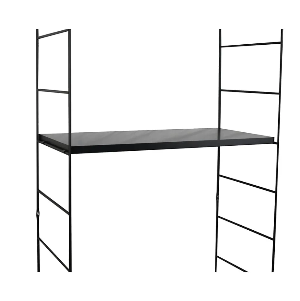 Tablette murale GoodHome Rigga noir L. 60 cm