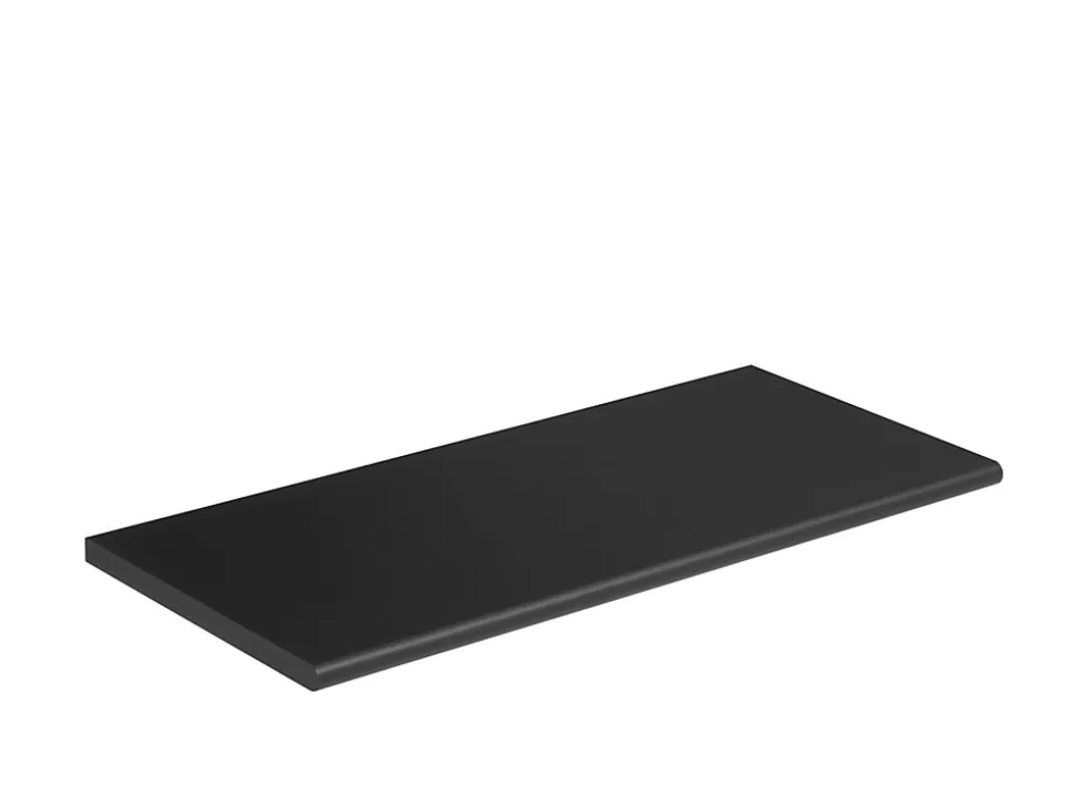 Tablette murale rectangulaire noir Joker L.60 x P.28 x ép.1,8 cm Format