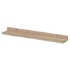 Tablette pour cadres photo Form Rigga effet chêne 60 cm