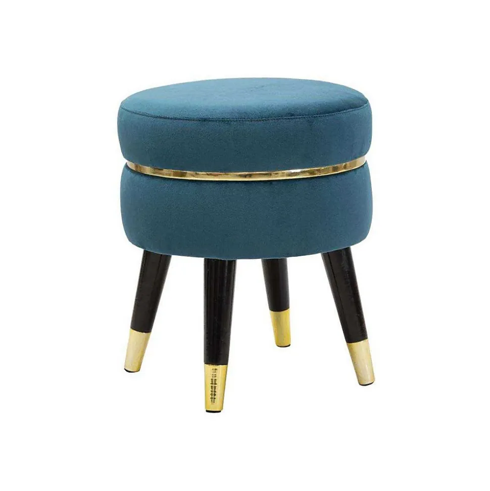Tabouret bas en tissu Paris 35x40.5 cm